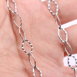 HOT 10meter 9x10mm Stainless steel Chain,stainless steeln metal, Bulk Chain By Foot , Chain Jewelry Making Supply for DIY image 4