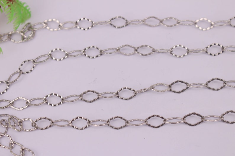 HOT 10meter 9x10mm Stainless steel Chain,stainless steeln metal, Bulk Chain By Foot , Chain Jewelry Making Supply for DIY image 3
