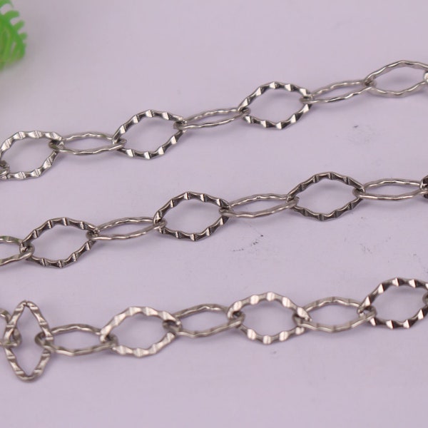 HOT 10meter 9x10mm Stainless steel Chain,stainless steeln metal, Bulk Chain By Foot , Chain Jewelry Making Supply for DIY