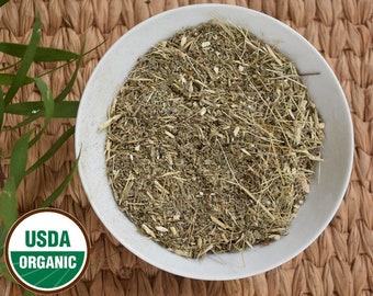 Wormwood Herb Organic Loose, Dried, Cut and Sifted - 1 ounce, Artemisia absinthium