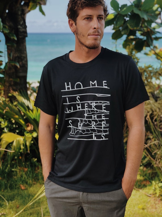 Home is Where the Surf is Shirt Mens Surf Shirt Shallow Reef