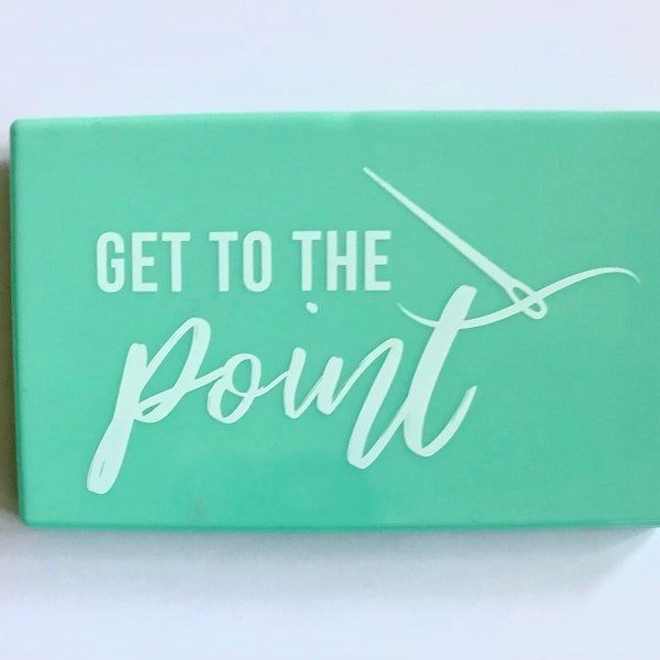 Magnetic Needle Case - “Get to the Point”