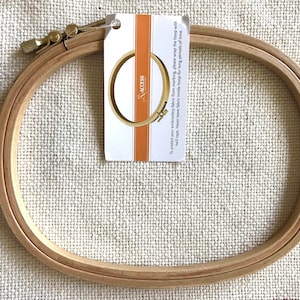 Hardwicke 7 inch x 5.5 inch Wood Embroidery Hoop