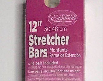 Needlepoint Stretcher Bars - 12" Standard Size Stretcher Bars (1 pair)