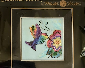 Laurel Burch Hummingbird Cross Stitch Complete Kit LB30-2313