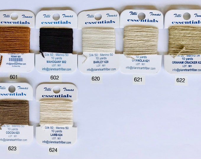 Essentials Threads Colors 601 - 624