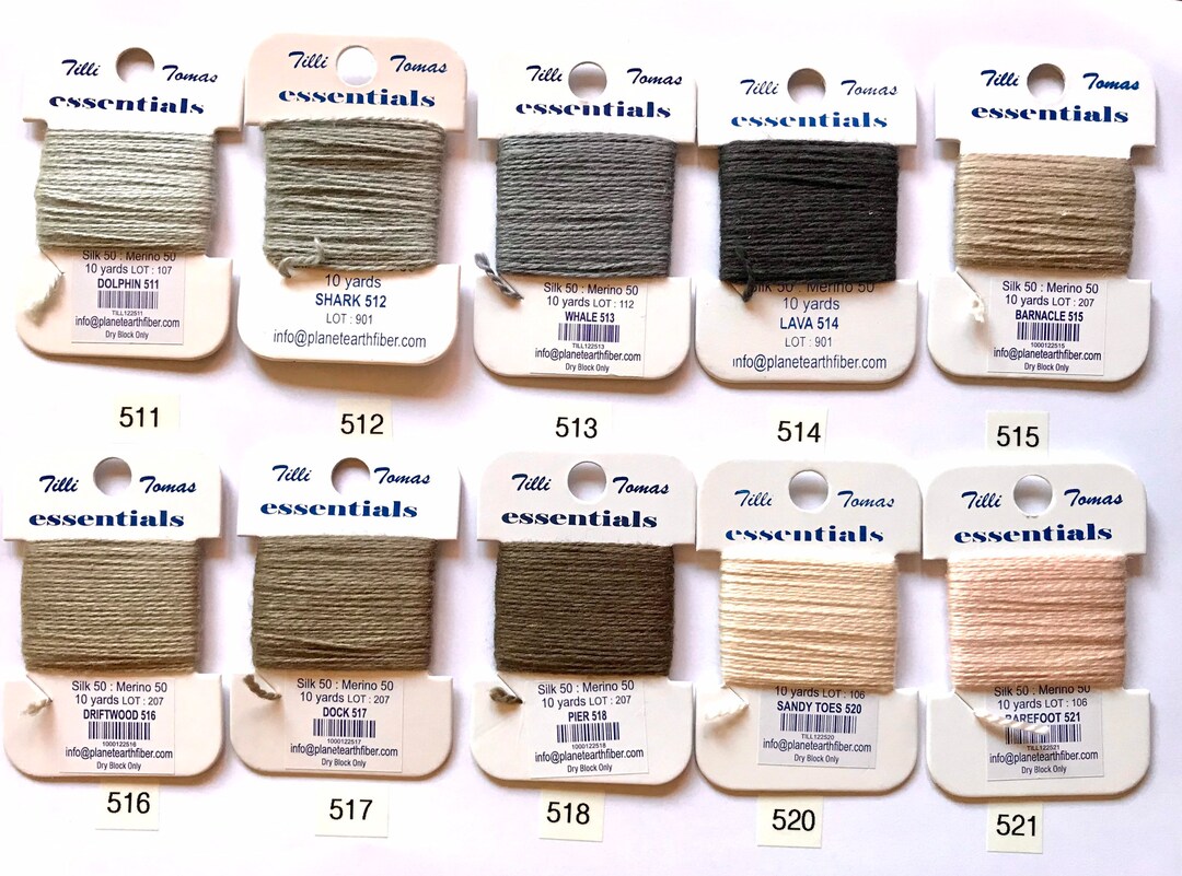 Essentials Threads 511 - 521 - Etsy