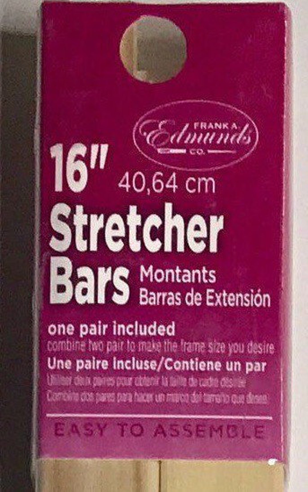 Needlepoint Stretcher Bars 16 Standard Size Stretcher Bars 1 Pair Etsy