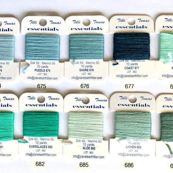 Essentials Threads Colors 674 - 687