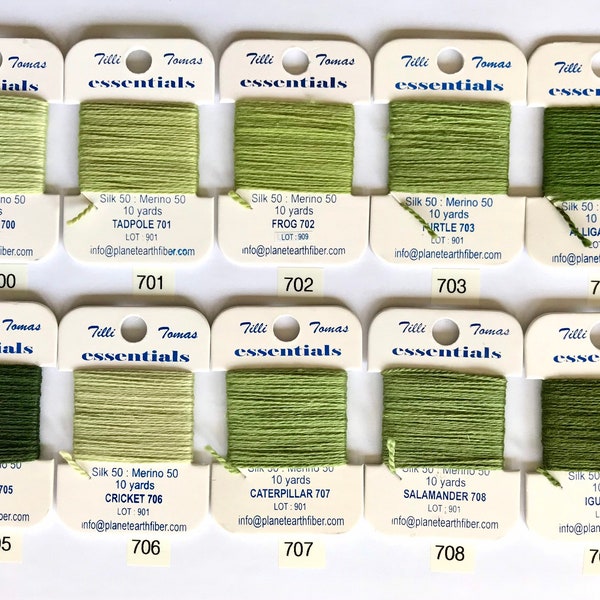 Essentials Thread Colors 700 - 709