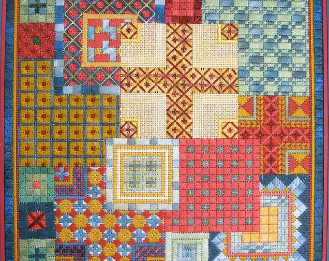 Mediterranean Squares Needlepoint Basic Kit
