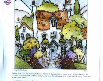 Myrtle Cottage by Michael Powell Cross Stitch X83 Complete Kit