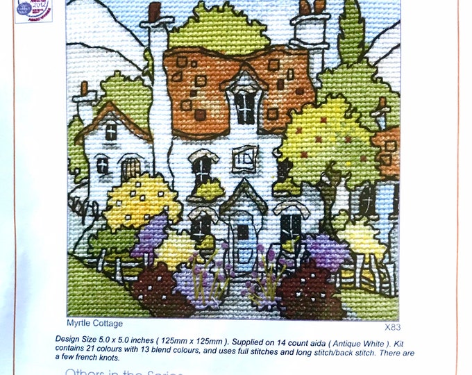 Myrtle Cottage by Michael Powell Cross Stitch X83 Complete Kit