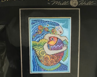 Laurel Burch Ocean Song Cross Stitch Complete Kit LB30-2113