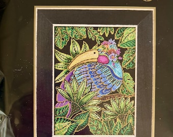 Laurel Burch Toucan Cross Stitch Complete Kit LB30-2612