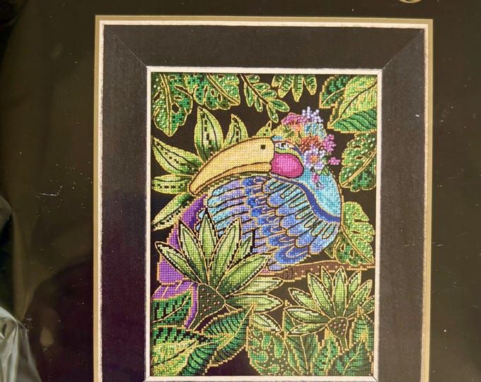 Laurel Burch Toucan Cross Stitch Complete Kit LB30-2612