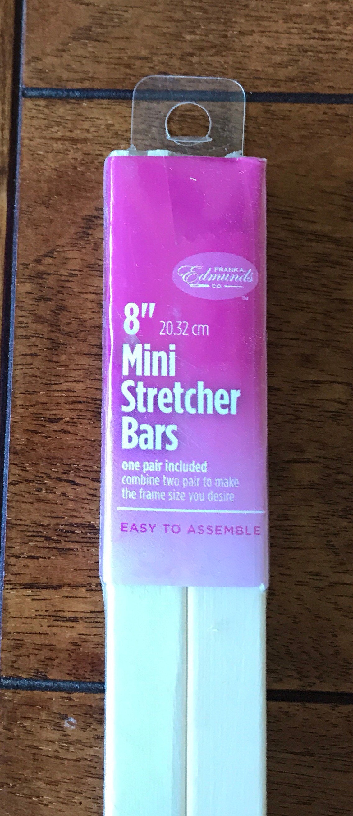 WOODEN Mini STRETCHER BARS For NEEDLEWORK 8,9 inch pairs