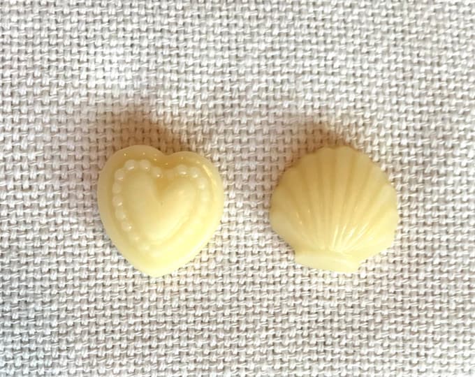 Beeswax Hearts, Shells and Swans for Needlework