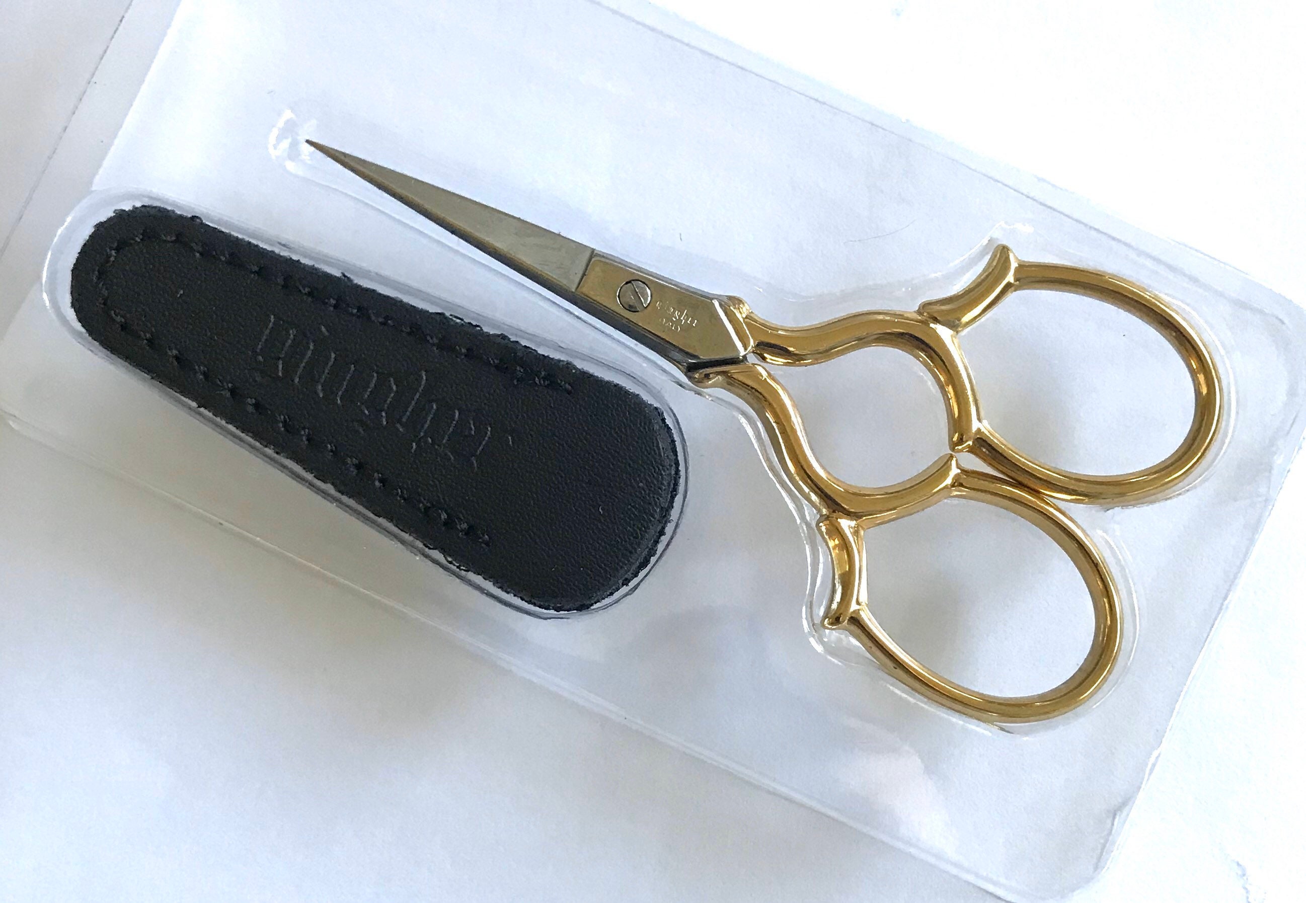 Gingher Gold Handle Epaulette Embroidery Scissors - Stitched Modern