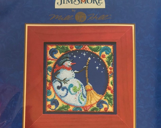 Jim Shore Snowman JS30-4103 Complete Cross Stitch Kit