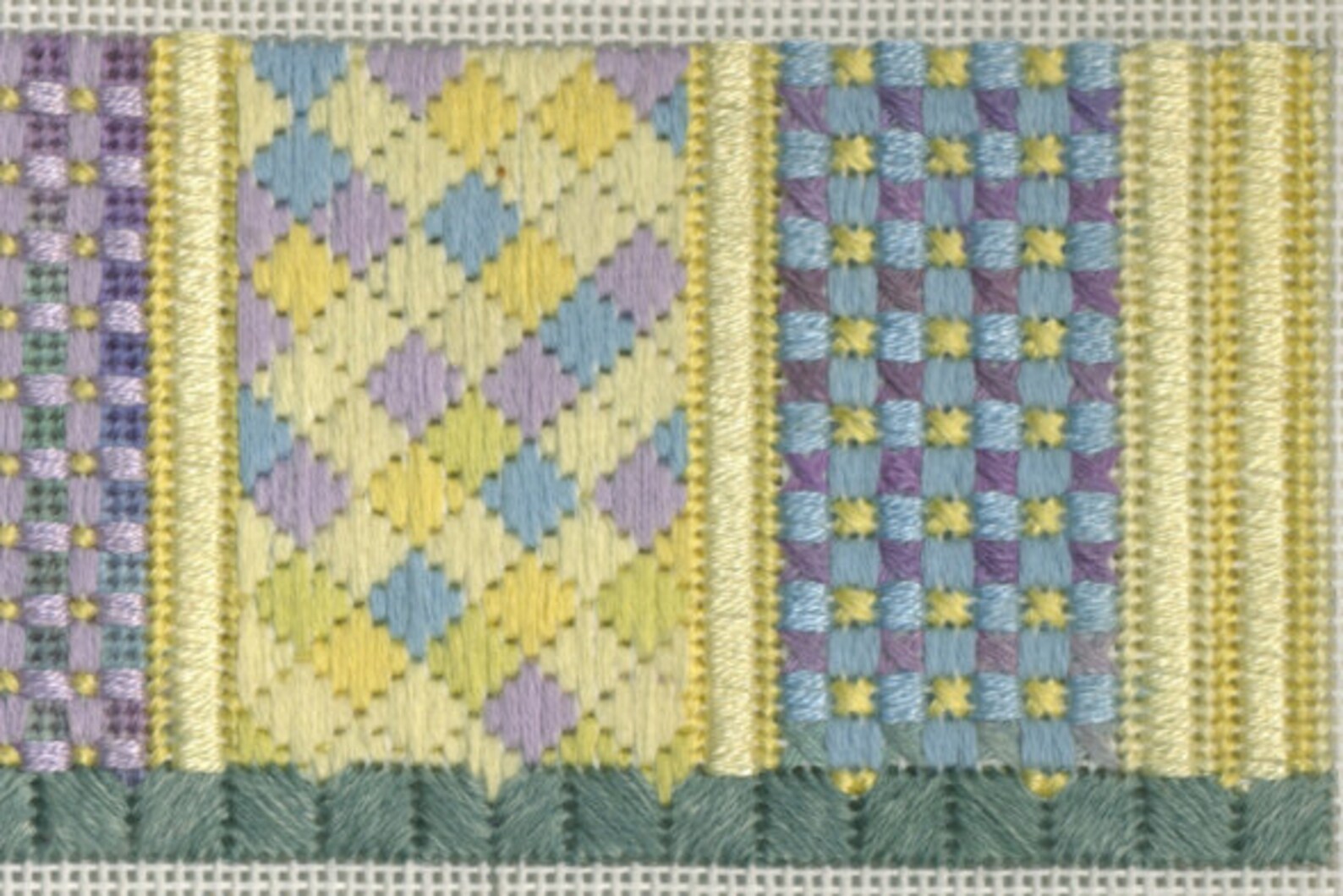 Garden Oval Box Needlepoint Complete Kit Etsy