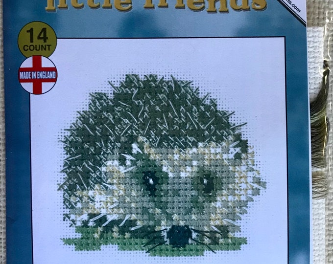 Hedgehog Cross Stitch Complete Kit  by Susan Ryder