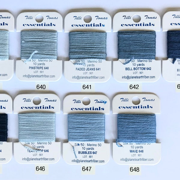 Essentials Threads Colors 639- 648