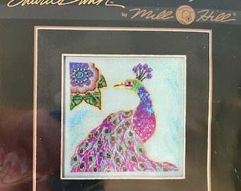 Laurel Burch Peacock Cross Stitch Complete Kit LB30-2314