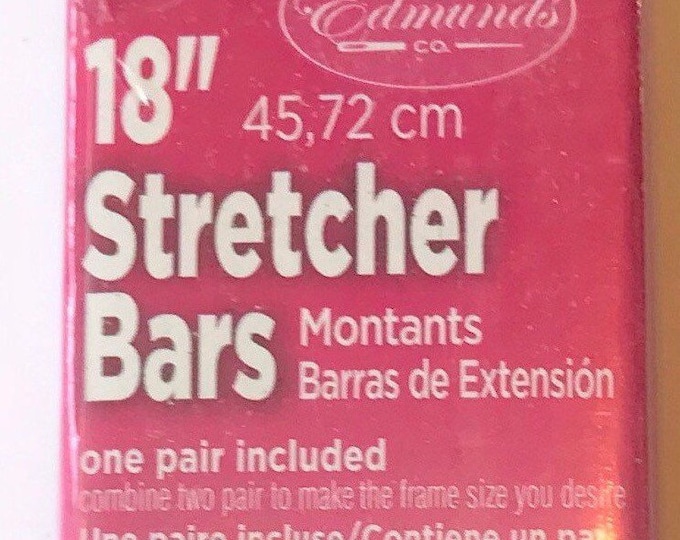 Needlepoint Stretcher Bars - 18" Standard Size Stretcher Bars 1 pair