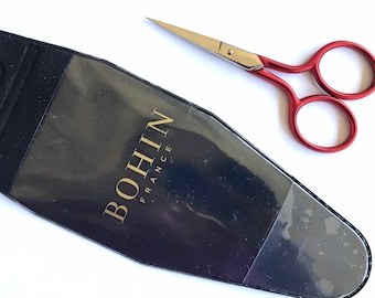 Bohin  ROUGE “Soft Touch” 3-1/2 inch Embroider Scissors B-24316