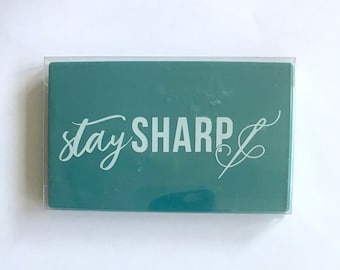Magnetic Needle Case - “Stay Sharp”