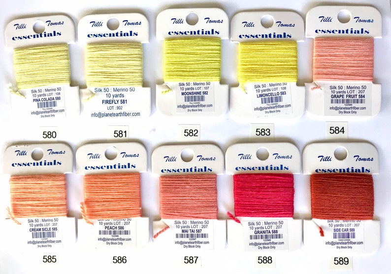 Essentials Threads 580 - 589 - Etsy