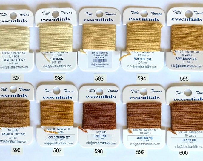 Essentials Threads Colors 591 - 600