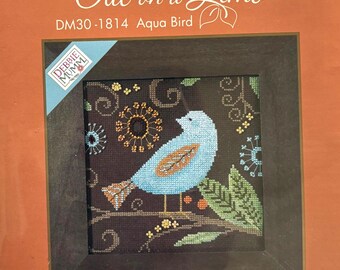 Out on a Limb Aqua Bird DM-30-1814