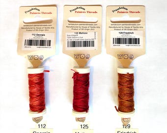 Painters Threads Soie d’Alger / Colors 112, 125, 129 Essentials