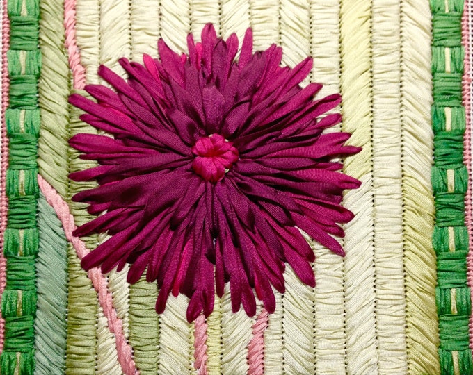 Dahlia Silk Flower Needlepoint Complete Kit - 4th in this Silk Flower Series - ON SALE - 25% OFF