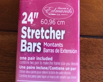 Needlepoint Stretcher Bars - 24 inch Standard Size Stretcher Bars 1 pair