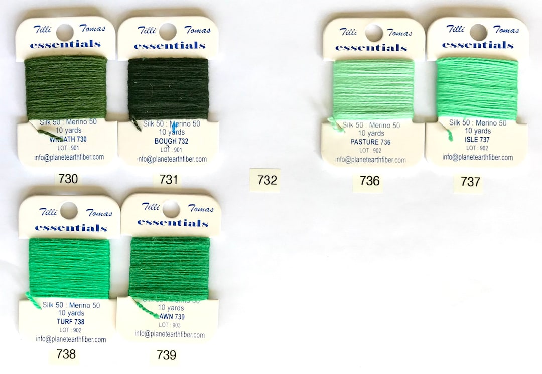 Essentials Thread Colors 730 - 739 - Etsy