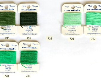 Essentials Thread Colors 730 - 739
