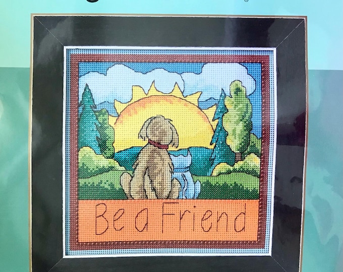 Sticks “Be a Friend” Cross Stitch Complete Kit by Mill Hill ST15-2313