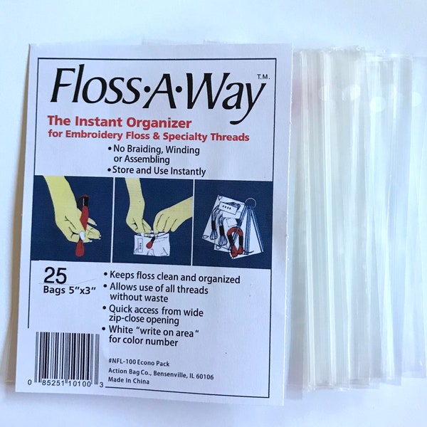 Floss Away Bag Storage Etsy