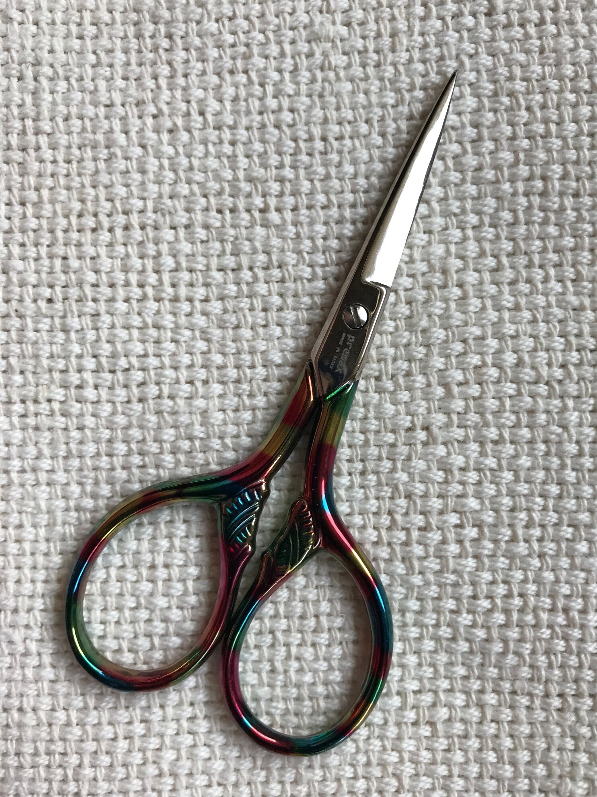 Premax Omnia 3-1/2” Rainbow Lion’s Tail Straight Blade Scissors X325 - Etsy