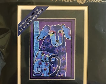 Laurel Burch Bloomingtails Cross Stitch Complete Kit LB30-1624
