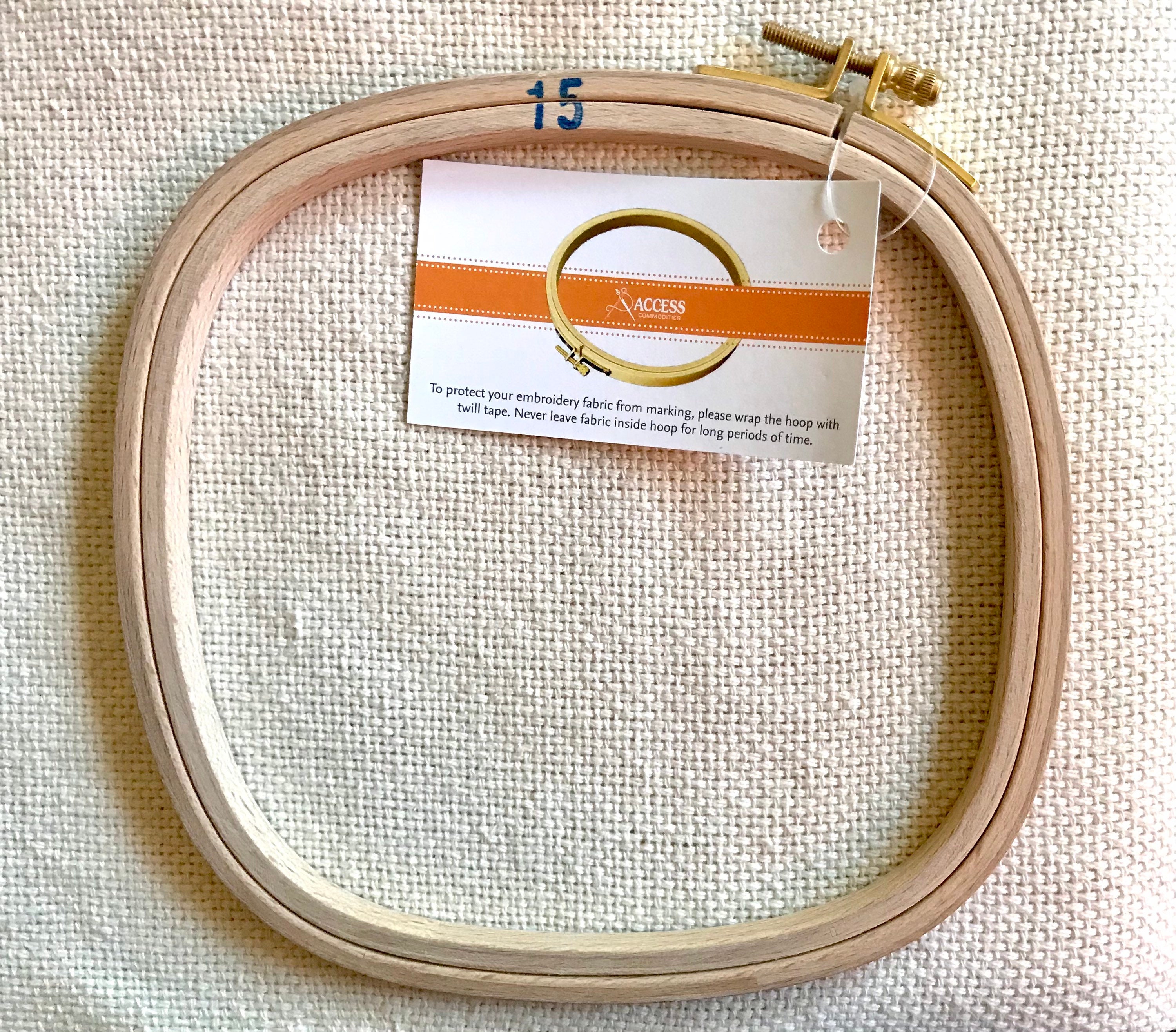 6.5 Square Wooden Embroidery Hoop