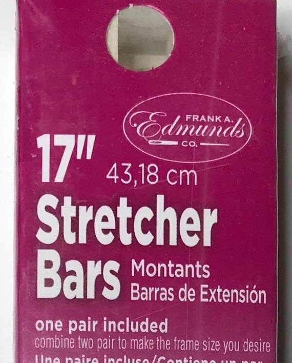 Frank A Edmunds- Two 12 Wood Stretcher Bars and Two 10 Stretcher Bars for  Needlework, Artwork and Crafts- New without Package