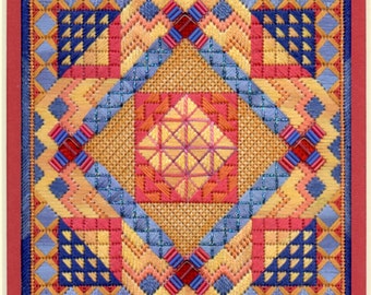 Tiebele Nights BASIC Needlepoint Kit by Terry Dryden