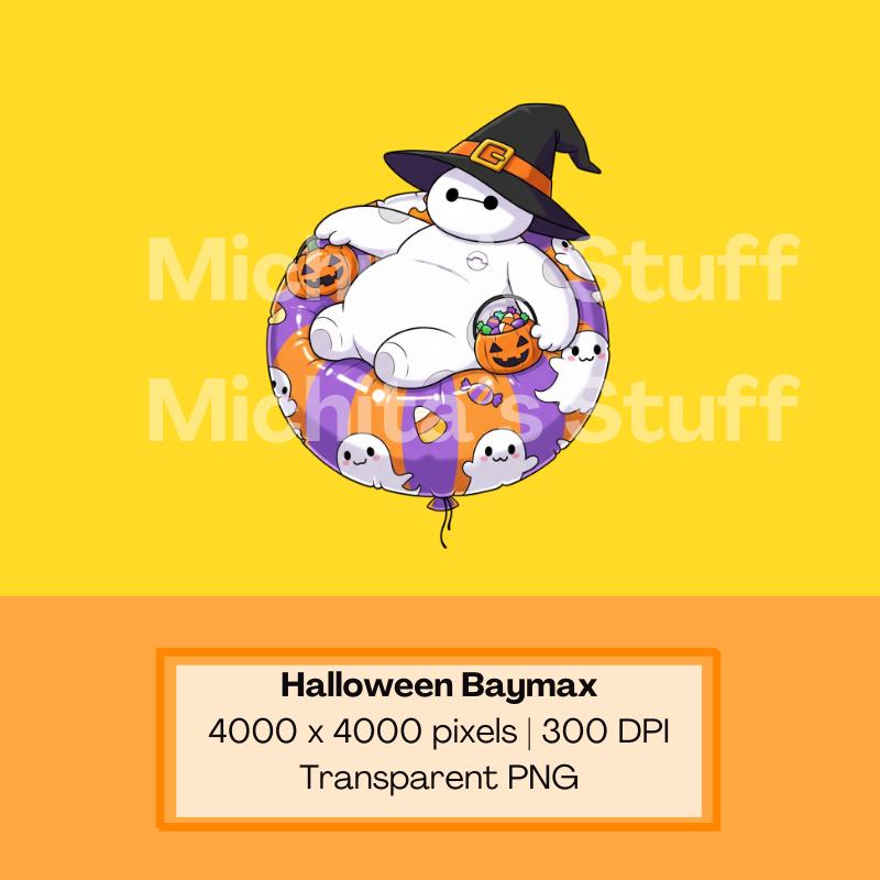 Baymax Witch Halloween Candy Float PNG Cute Scrapbooking Clipart ...