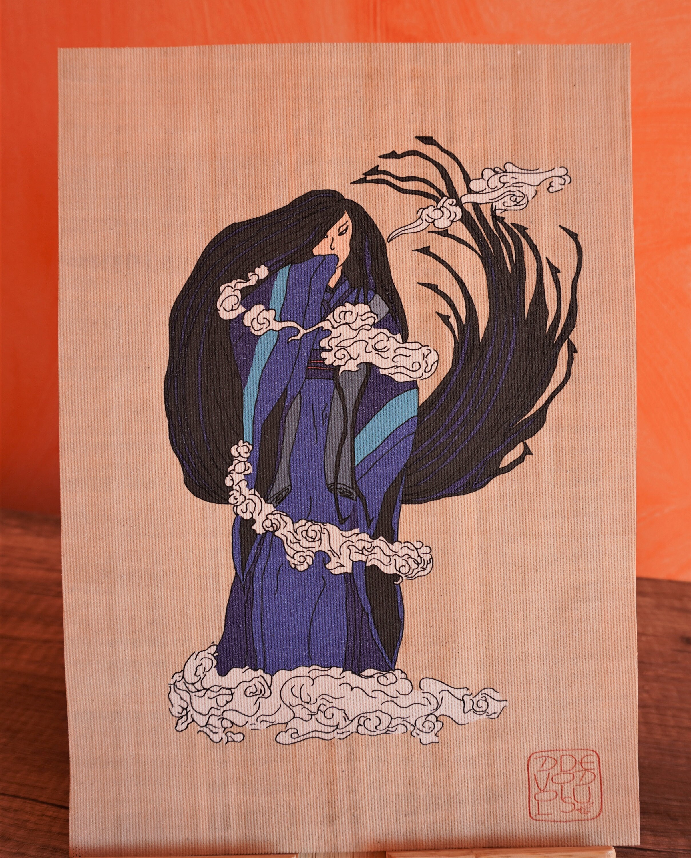 素敵でユニークな Print Art Art, Japan Japanese Hanga Moku Woodblock, 絵画