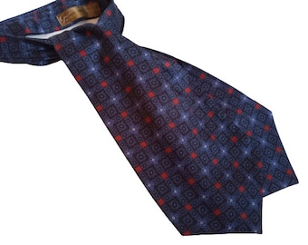 Corbata ascot del novio vintage Grosvenor de Tootal cravat 70s