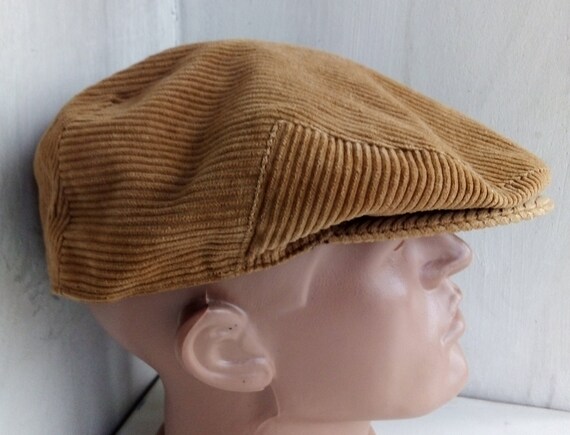 Mustard velvet newsboy cap IVY CAP Flat Cap Newsbo